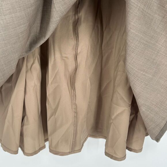 MM Lafleur The Toi Dress Size 6 Tan Savannah A-Lined Wool Blend Business - Picture 5 of 10